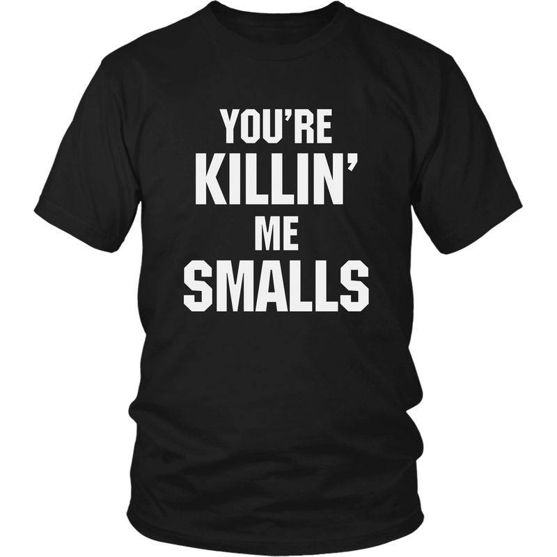Daddy and Me You're Killing Me Smalls Shirt and Baby Onesie Set Black