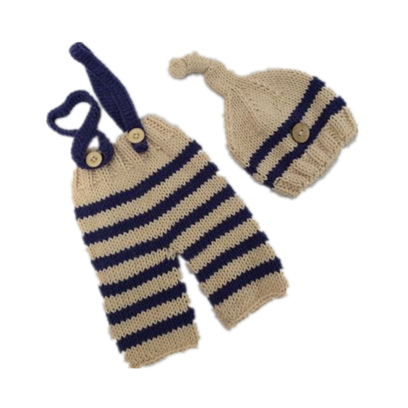 Newborn Crochet Knitting Hats and Pants Set - everbabies
