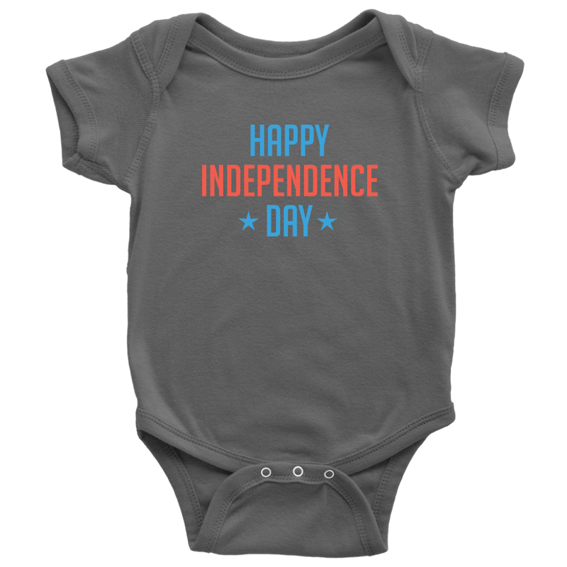 Happy Independence Day 4th Of July Baby Onesie