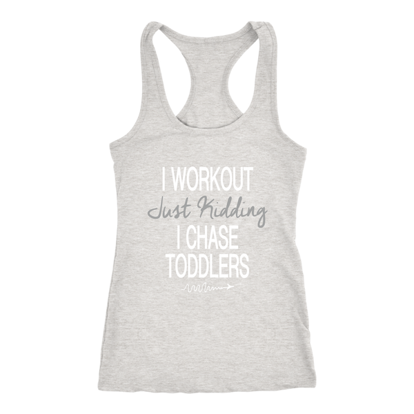 Funny I Chase Toddlers Womens Tank Top - everbabies
