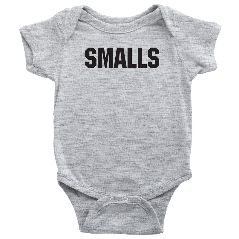 Mommy and Me You're Killing Me Smalls Shirt and Baby Onesie Matching Heather Grey
