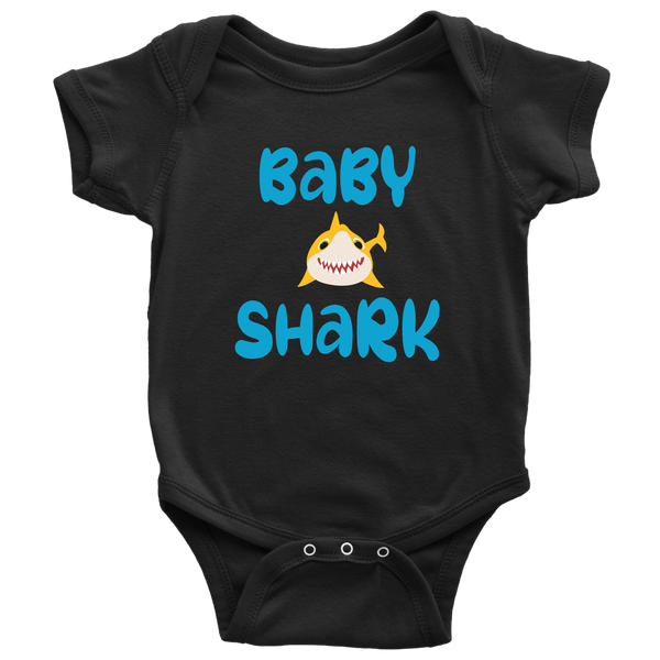 Daddy and Me Baby Shark Shirt and Baby Onesie Set