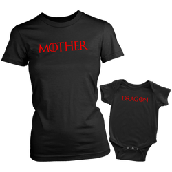 Mother of Dragon GOT Inspired Mom and Baby Set - everbabies